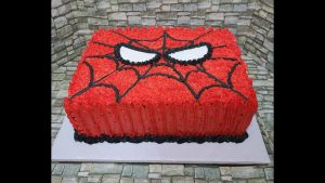 pasteles para hombres del hombre araña