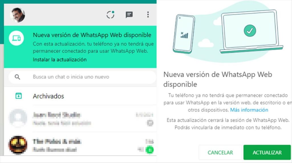 Whatsapp Web computadora