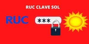 Qué es la clave sol RUC